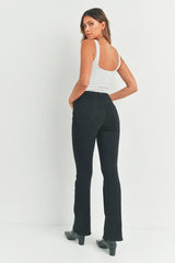 Black Boot Cut Super Stretch Jeans by Just USA