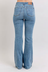 Lainey’s Cowgirl Embriodery Detail Bootcut High Rise Blue Denim Judy Blue Jeans