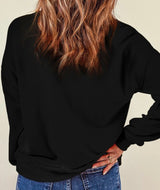 XOXO Black Chenille Pullover Sweater