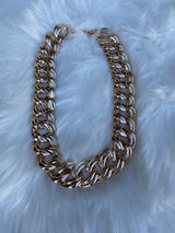 Bold & Beautiful Chunky Gold Chain Link Necklace