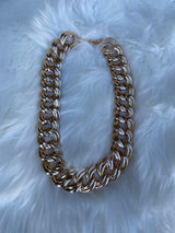 Bold & Beautiful Chunky Gold Chain Link Necklace