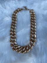 Bold & Beautiful Chunky Gold Chain Link Necklace