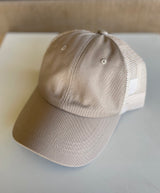 Khaki Baseball Cap w/Snap Closure