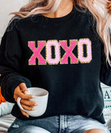 XOXO Black Chenille Pullover Sweater