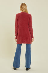 Poppy Fuzzy Ultra Soft Cardigan w/Pockets